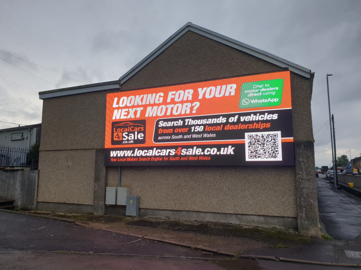 NOW ON DIGITAL BILLBOARD IN SWANSEA